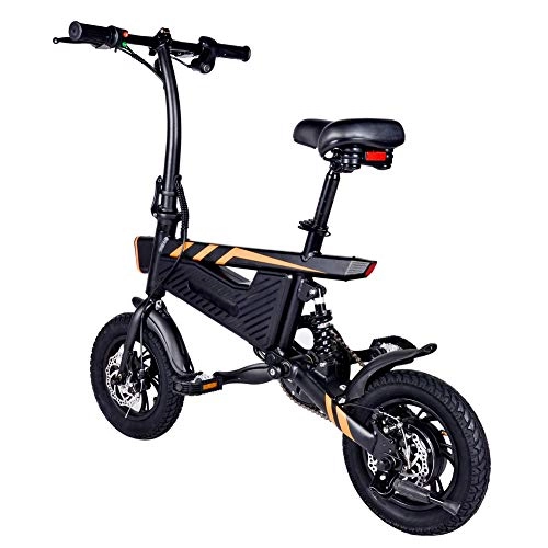 Plegables : Ohwens - Bicicleta Plegable, Doble Freno de Disco, sillín Ajustable para Bicicleta Plegable, Bicicleta Plegable