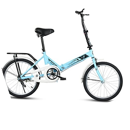 Plegables : POKENE Bicicleta Adulta Plegable de Acero al Carbono de Alta 20INCH, Bicicleta Plegable para Hombres y Mujeres, Bicicletas de Camping Ligeras, C