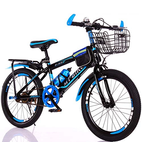 Plegables : RFV Bicicleta de Montaa, Bicicleta de Montaa, Coche de Acero de Aleacin, Bicicleta de Montaa de una Velocidad de 18-22 Pulgadas, Azul, 22 Pulgadas