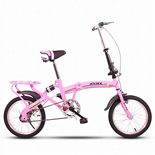 Plegables : SDZXC Bicicletas plegables para niños, bicicletas plegables para estudiantes, ligeras, pequeñas, portátiles, absorbentes de golpes, para hombres y mujeres, plegables