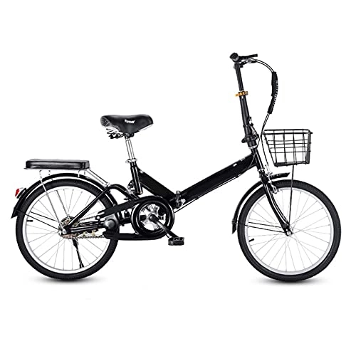 Plegables : SFSGH Bicicleta Plegable para Adultos, Ruedas de 20 Pulgadas, portaequipajes Trasero