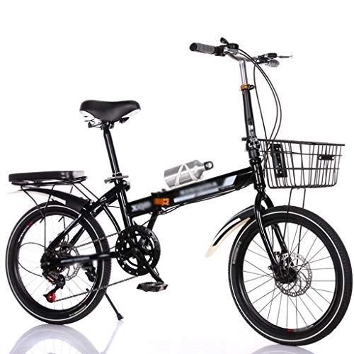 Plegables : SHENRQIA Bicicleta Plegable, Unisex, Pequeña Y Práctica, Adecuada para Estudiantes Y Empleados