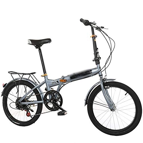 Plegables : STRTG Bicicleta Plegable, Bicicletas Plegable Urbana, Unisex Adulto Bikes Bicicleta Plegable, 20 Pulgadas Amortiguador portátil Boy Adultos y Chica de la Bicicleta