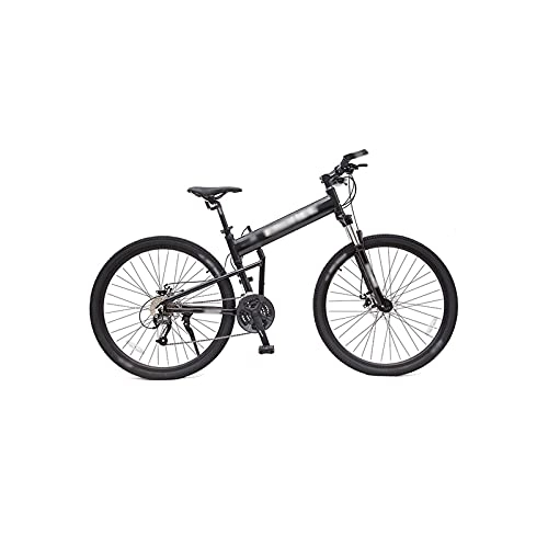 Plegables : TABKER Bicicleta de montaña plegable de aleación de aluminio de 29 pulgadas, 30 velocidades, para adultos, todoterreno, freno de disco de presión de aceite, ciclismo para hombres y mujeres (color: