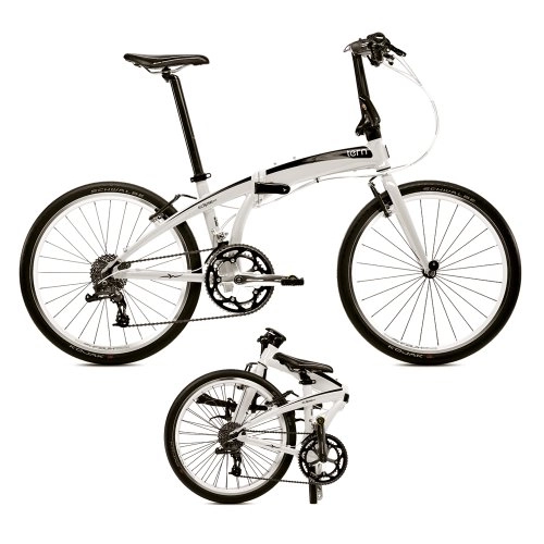 Plegables : tern Eclipse P18 - Bicicletas plegables (7 / 8 velocidades) - blanco 2015