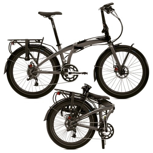 Plegables : tern Eclipse S18 - Bicicletas plegables (7 / 8 velocidades) - gris / negro 2015