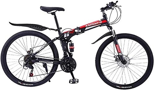 Plegables : WXPE Bicicleta De Montaña Plegable Ligera, Bicicleta De Montaña para Adultos, Bicicleta Plegable para Mujeres Y Hombres, Bicicleta Plegable con Amortiguación De Velocidad Variable De 26 Pulgadas