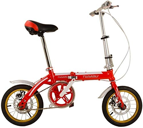 Plegables : WYZXR Freestyle Bicicleta para niños Bicicleta para niños Bicicleta Plegable de 14 Pulgadas Bicicleta Plegable de Color Ligero