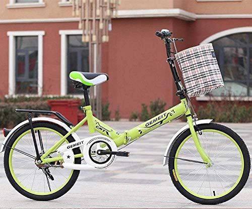 Plegables : WYZXR Freestyle Kids 'Bikes 16 Pulgadas Bicicleta Plegable niño Adulto Bicicleta Estudiante Coche