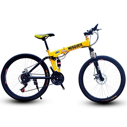 Plegables : WZB Ligero Flying 21 / 24 velocidades Mountain Bikes Bicicletas Shimano Alloy Stronger Frame Freno de Disco, 7, 21 velocidades