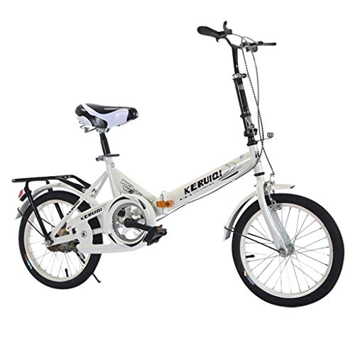 Plegables : XBSLJ Bicicleta de montaña, ligera, para adultos, estudiantes, al aire libre, deportes, mini bicicleta plegable de carretera, 20 pulgadas, bicicleta plegable