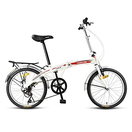 Plegables : XBSXP Bicicleta de Velocidad Plegable de 20 Pulgadas - Bicicleta Plegable para Estudiantes para Hombres y Mujeres Bicicleta de Velocidad Plegable / Bicicleta de Velocidad Variable / Bici