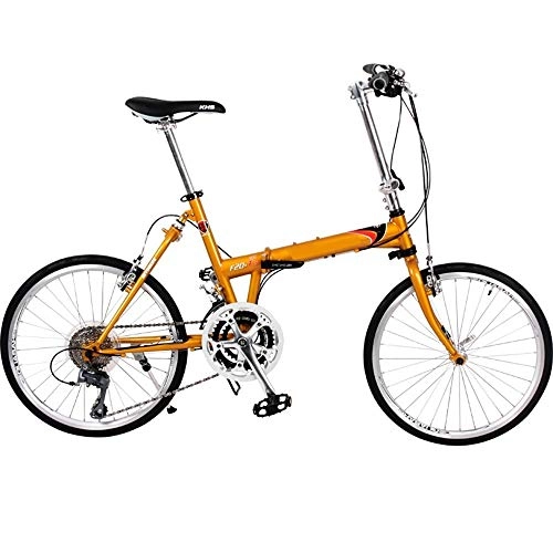 Plegables : XMIMI Bicicleta Plegable Marco de Acero Cromo molibdeno Hombres y Mujeres Adultos Bicicleta de Cambio 20 Pulgadas 3 velocidades