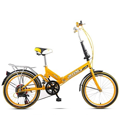 Plegables : XQ 20 Pulgadas XQ Velocidad Variable Bicicleta Plegable De Amortiguacin De Bicicletas Hombres Y Mujeres Estudiante Bicicleta De Aluminio