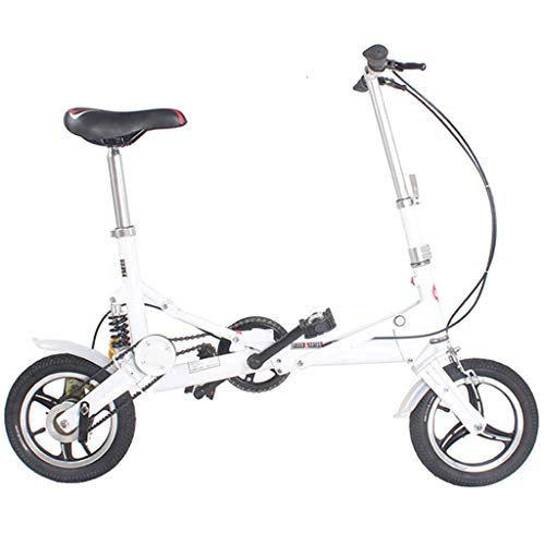 Plegables : XYDDC Bicicletas Plegables de 12 Pulgadas Bicicletas Plegables Ultra pequeñas para Adultos / niños Suspensión portátil