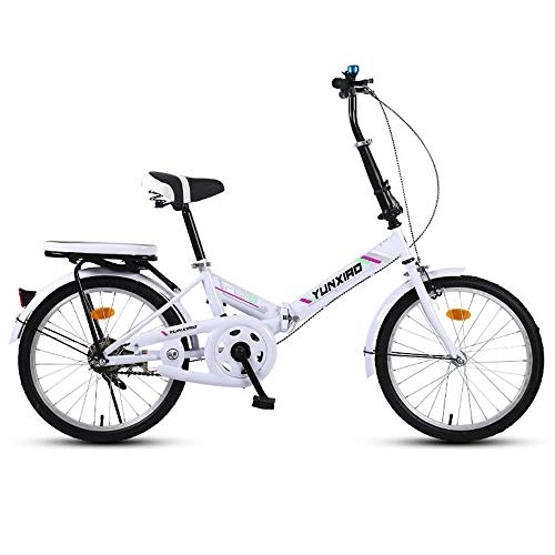 Plegables : Y-PLAND Bicicleta Plegable 16 / 20 Pulgadas Modelos para Hombres y Mujeres Bicicleta Plegable Ligera Bicicleta para Adultos Mini Velocidad Coche