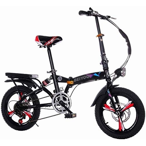 Plegables : YHLZ Plegable bicicletas, Bicicletas plegables bicicletas plegables Ultra Ligero portátil plegable de bicicletas de 20 pulgadas absorción de choque Shift Estudiante adulto pequeño coche bicicleta de a