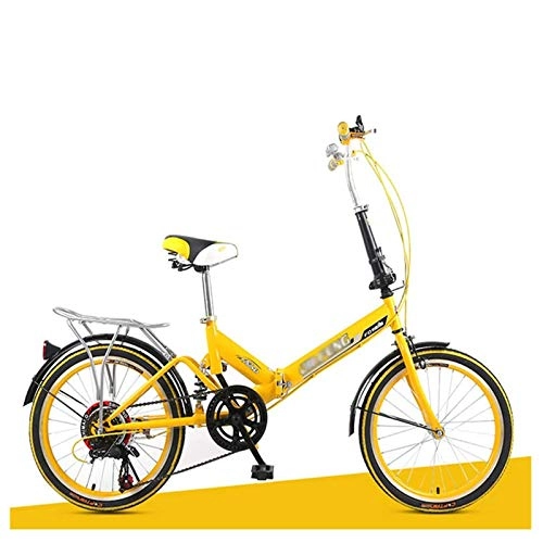 Plegables : YSHUAI 20 Pulgadas Bicicleta Urbana Bicicleta Plegable Bicicleta Plegable De Los Hombres Bicicleta Plegable Fabricado En Aluminio Bicicletas Plegables De Ocio Plegable Ajustable 12 Kg