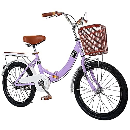 Plegables : YUEGOO Bike Plegable, Adolescente Adulta Bike Plegable Velocidad de 6 Variables Antes Después de la Doble Absorción de Choque, Bicicleta de la Ciudad para Hombres Mujeres Estudiantes Y Viajeros URBA