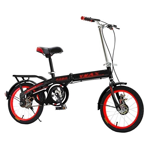 Plegables : YYSD Bicicleta Plegable Ligera Mini Bicicleta de Una Sola Velocidad para Estudiantes y Adultos - 20 Pulgadas