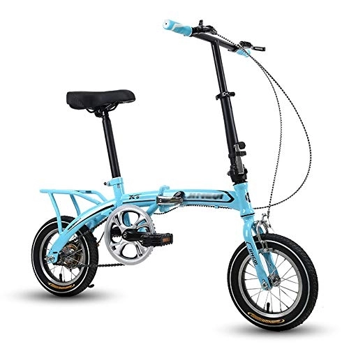 Plegables : ZDXC Bicicleta Plegable de 12 Pulgadas Bicicleta para Estudiantes Bicicletas Urbanas Compacta para Adultos Mini Bicicleta Plegable Ligera para Trabajar Bicicleta Escolar