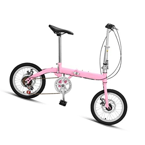 Plegables : ZHEDYI 20inSpeed ​​Bicicleta Plegable For Adultos Hombres Y Mujeres, De Peso Ligero De Aluminio del Capítulo 6-Velocidad De Bicicleta Plegable, Bicicletas De Montaña, Asientos De Bicicleta