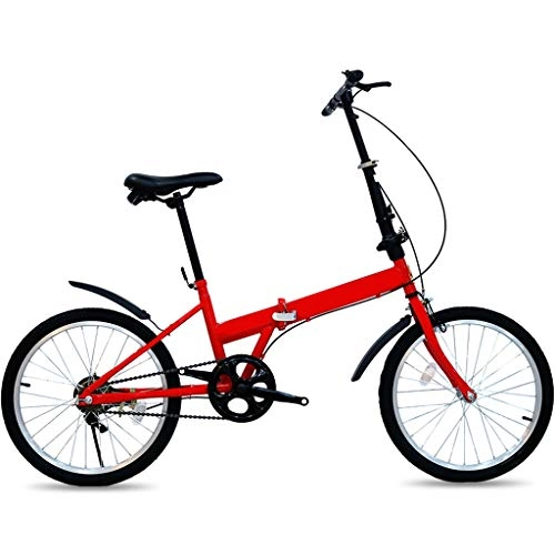 Plegables : ZHEDYI Bicicleta Plegable De 20 Pulgadas, Marco De Aluminio Ligero, con 21 Velocidades For Mujer En Bicicleta, For Hombre De La Ciudad En Bicicleta, Soporte Trasero V-Brake, Presagios Bicicletas