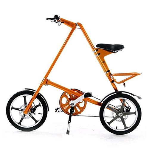Plegables : ZHIFENGLIU Adulto Bicicleta Plegable, Vehculo Recreativo 16 Pulgadas, Scooter De Freno De Disco De Aleacin De Aluminio