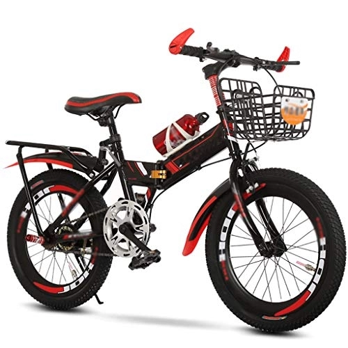 Plegables : Zunruishop Bicicletas Plegables Pedal de 7-15 años Estudiante Plegable montaña de la Bicicleta de la Bicicleta de los niños es Conveniente Poner en el Tronco Plegable de Bicicletas (tamaño : 20in)