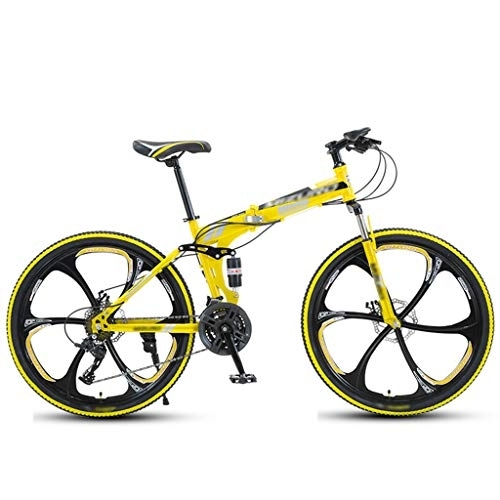 Plegables : ZXC Bicicleta de Carretera Plegable de 26 Pulgadas Marco de Acero al Carbono Bicicleta Oficina de la Ciudad Bicicleta portátil Bicicleta para Estudiantes fácil de Usar y fácil de Llevar