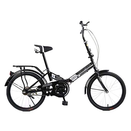 Plegables : ZXC Bicicleta Plegable Bicicleta Mujer Estudiante 20 Pulgadas 6 velocidades Bicicleta amortiguadora Bicicleta de Trabajo portátil Fuerte y Duradera