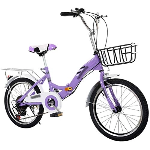 Plegables : ZXC Bicicletas urbanas de 20 Pulgadas para Hombres y Mujeres Las Bicicletas Plegables para niños Son convenientes para Que los Estudiantes Las usen en Scooters Escolares y Salidas al Aire Libre