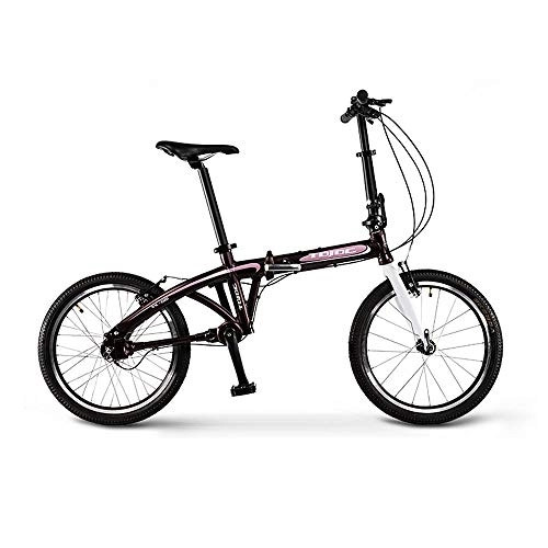 Plegables : ZYD Bicicleta de Bicicleta Plegable de una Sola Velocidad, Plata, Naranja vitalidad, púrpura, 20 Pulgadas