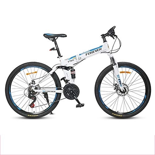 Plegables : ZYD Bicicleta portátil de 26"Bicicleta de montaña Bicicleta Plegable de Acero de Alto Carbono Ligera