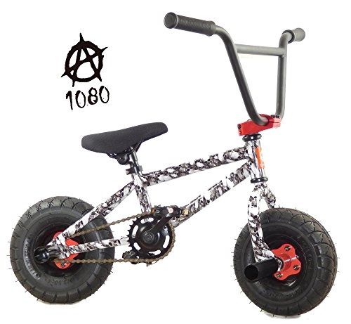BMX Bike : 1080 New Limited Edition Kids Stunt Freestyle Skulls Mini BMX Bike