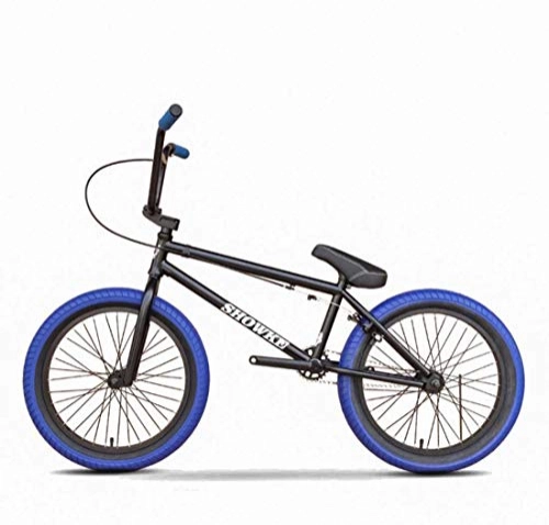 BMX Bike : Adult 20-Inch BMX Bike, Fancy Show Bicycle For Beginner-Level to Advanced Riders Street Freestyle Stunt Action BMX Bikes, C