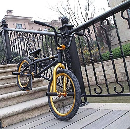 BMX Bike : Adult 20 Inch BMX Bike, Fancy Show BMX Bicycle, For Beginner-Level to Advanced Riders Street Stunt Freestyle BMX Bikes, A