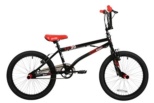 BMX Bike : Barracuda Unisex Youth FS 20 Inch Bicycle, Black / Red