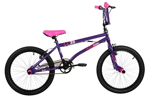 BMX Bike : Barracuda Unisex Youth FS 20 Inch Bicycle, Purple / Pink