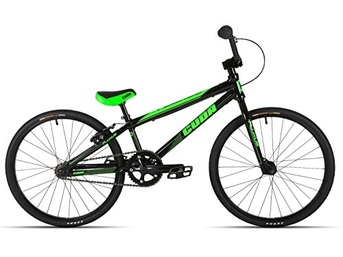 BMX Bike : Cuda Fluxus Junior Race BMX Black / Green 7-9 Years