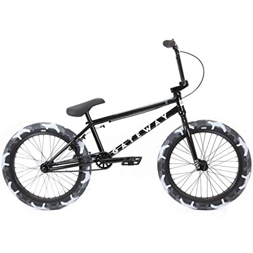 BMX Bike : CULT Gateway B 2020 Complete BMX - Black / Grey Camo