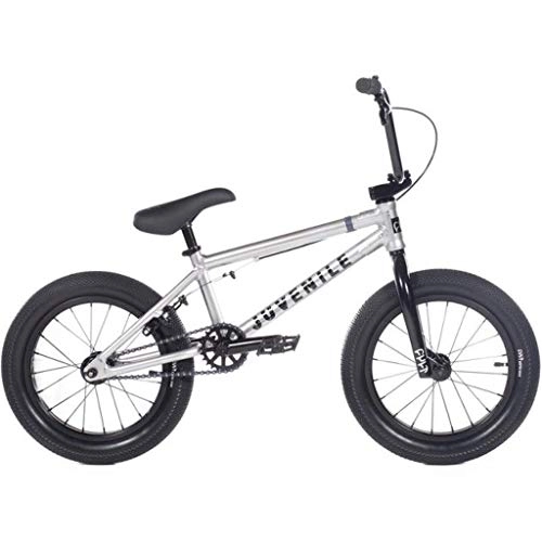 BMX Bike : CULT Juvenile 16" A 2020 Complete BMX - Silver / Black