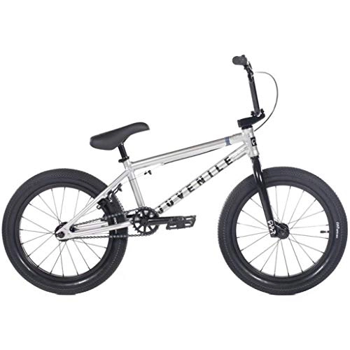 BMX Bike : CULT Juvenile 18" A 2020 Complete BMX - Silver / Black