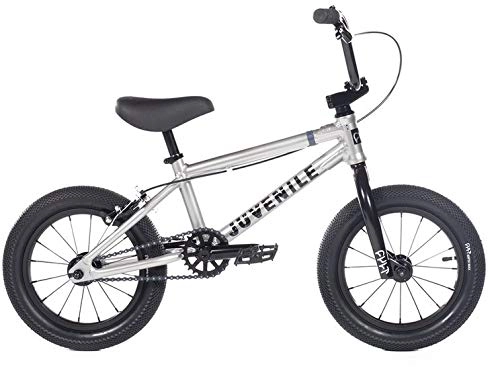 BMX Bike : Cult Juvi 14" 2020 BMX Freestyle Bike (14.5" - Silver)