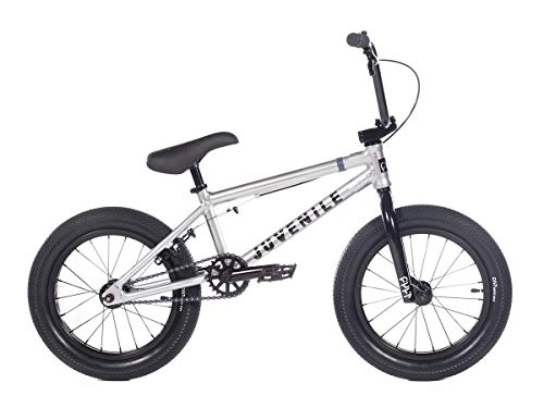 BMX Bike : Cult Juvi 16" 2020 BMX Freestyle Bike (16.5" - Silver)