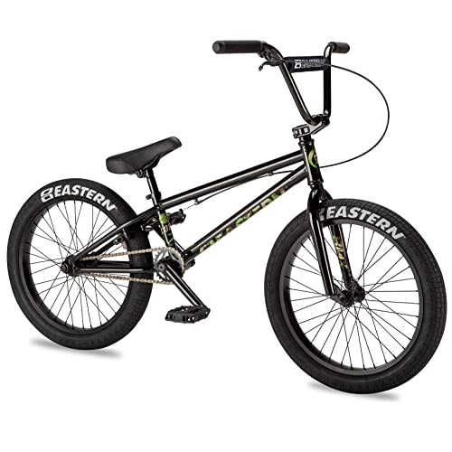 BMX Bike : Eastern Bikes Cobra 20-Inch BMX Bike, Black, Hi-Tensile Steel Frame