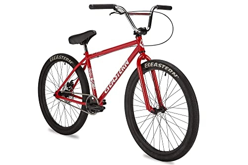BMX Bike : Eastern Bikes Growler 26-Inch LTD Cruiser Bike, Red, full Chromoly Frame