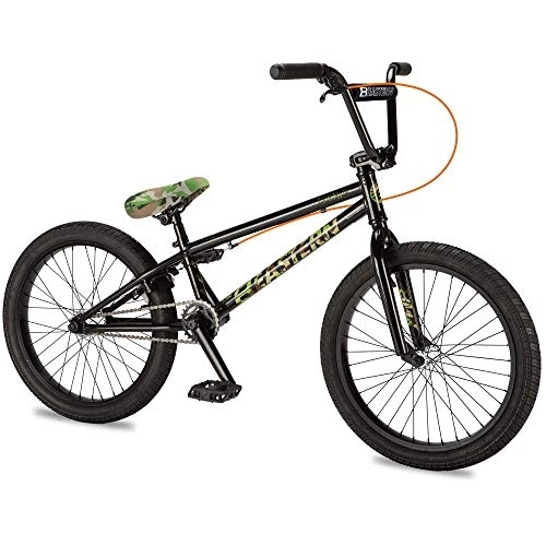 BMX Bike : Eastern Bikes Lowdown 20-Inch BMX, Hi-Tensile Steel Frame (Black & Camo)