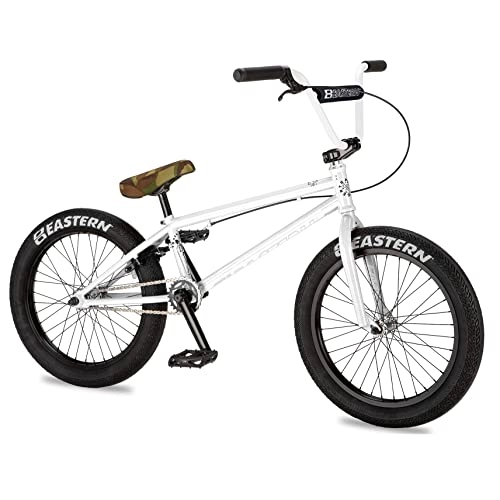 BMX Bike : Eastern Bikes Traildigger 20-Inch BMX Bike, White, Full Chromoly Frame