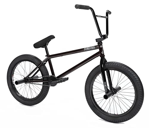 BMX Bike : Fiend BMX Type A+ Flat Black Freestyle BMX Bike, 21 Inch TT